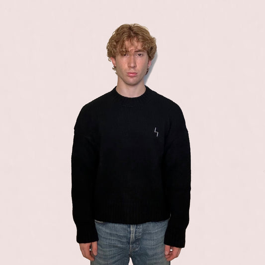 Merino Wool Sweater – Black