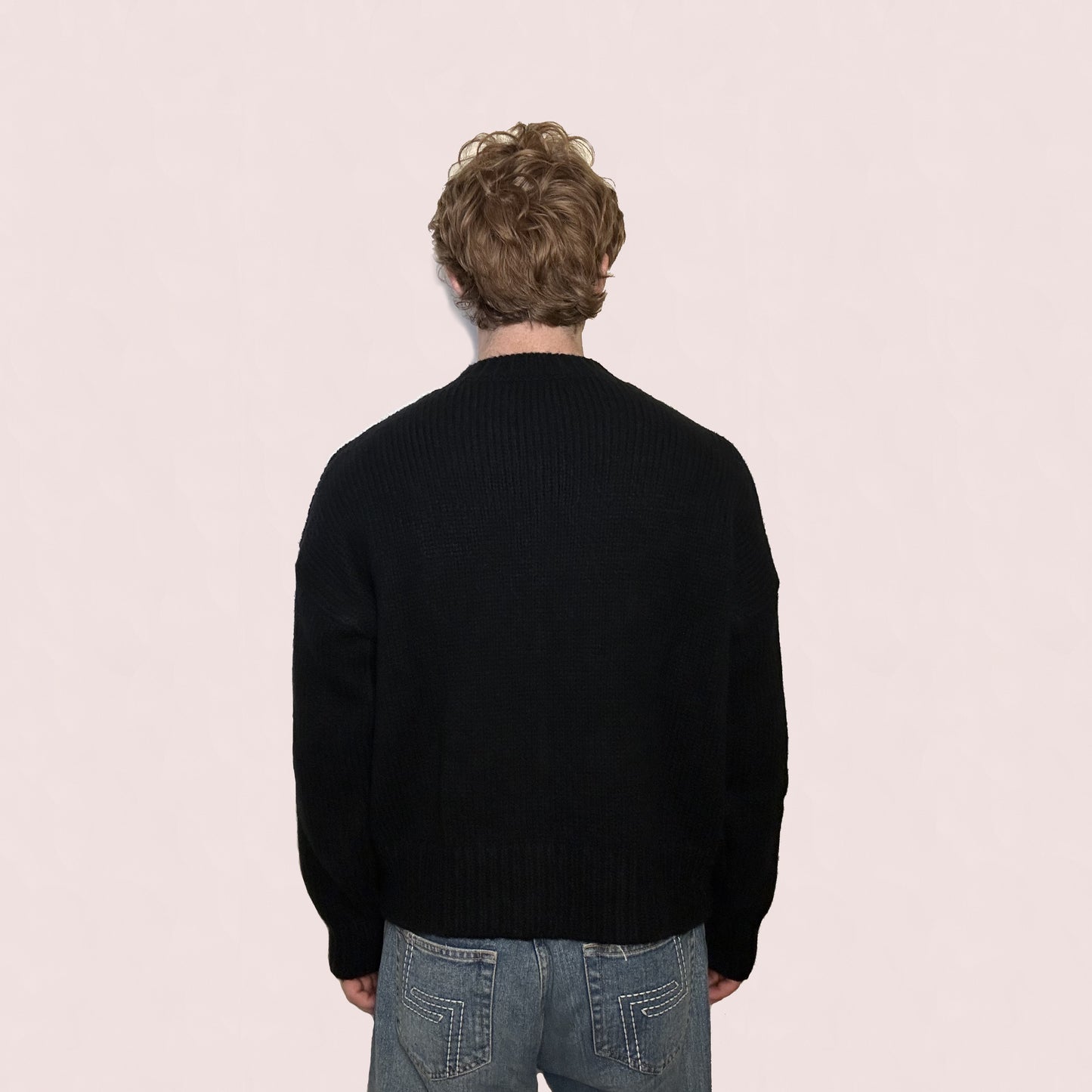 Merino Wool Sweater – Black