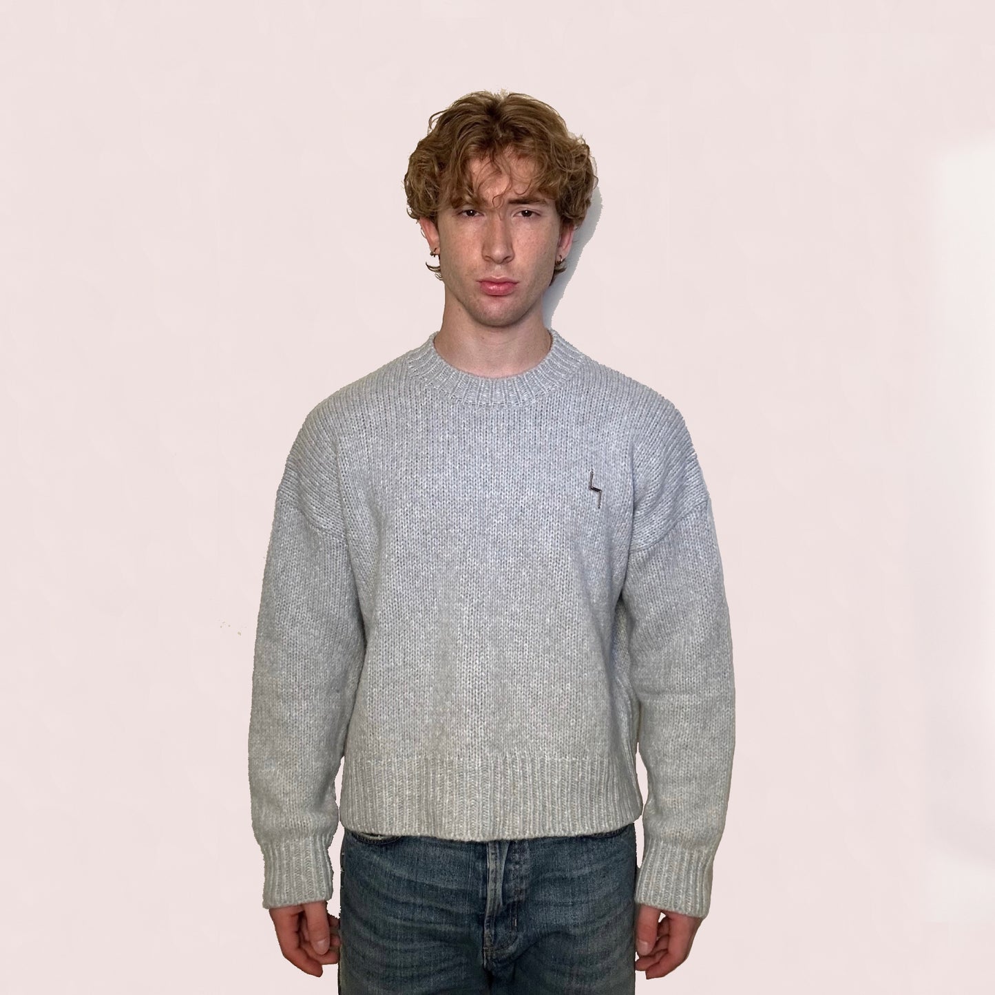 Merino Wool Sweater – Grey