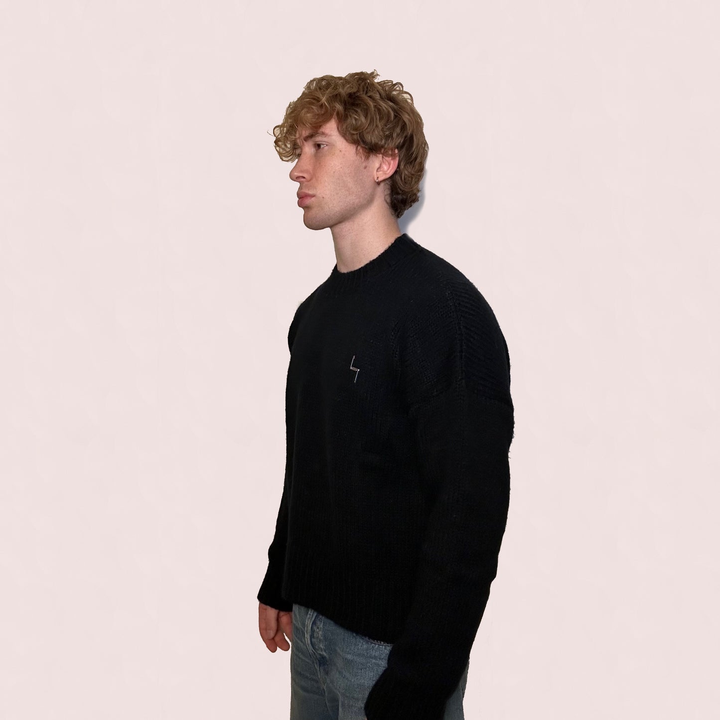 Merino Wool Sweater – Black